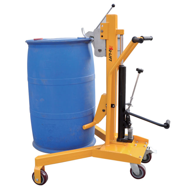 DT欧式重载型液压油桶搬运车