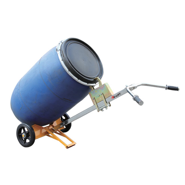 DE型机械式油桶搬运车