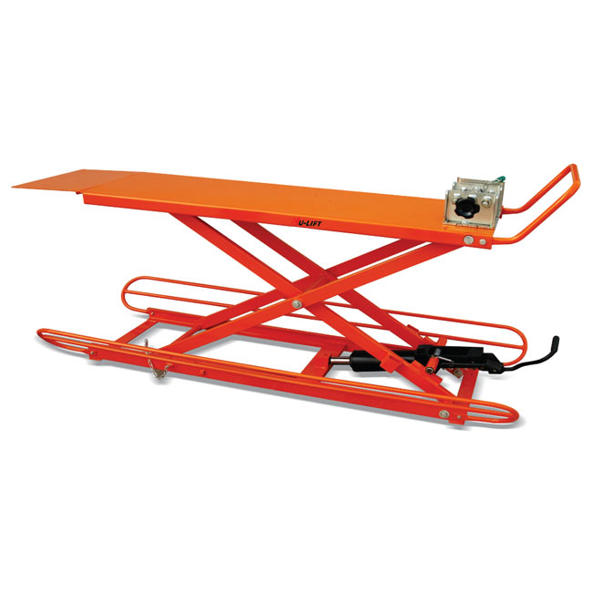 脚踏式摩托车升降平台